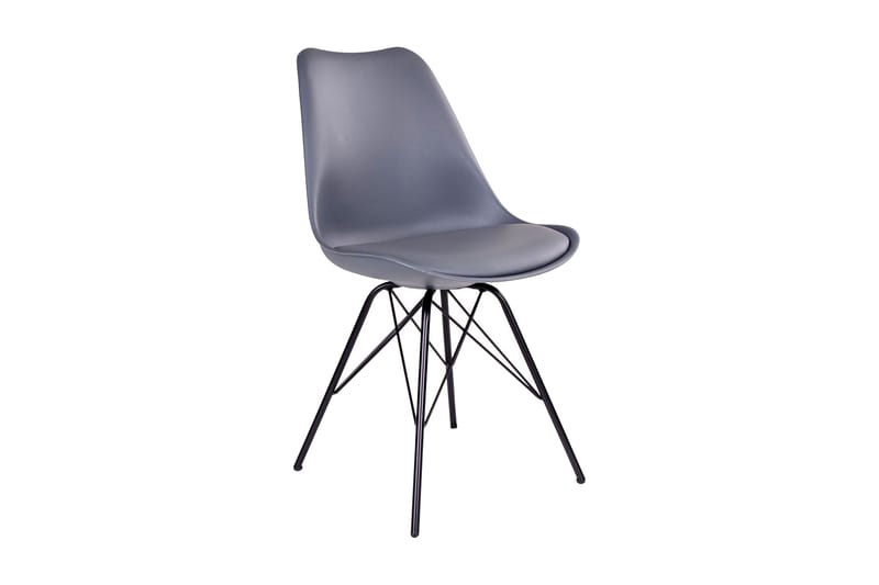 Ovilla Spisebordsstole 2-stk - Grå - Møbler - Stole & lænestole - Spisebordsstole & køkkenstole