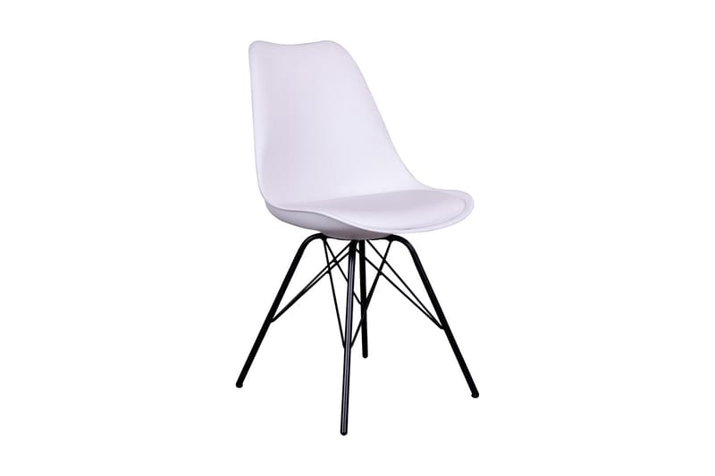 Ovilla Spisebordsstole 2-stk - Hvid - Møbler - Stole & lænestole - Spisebordsstole & køkkenstole