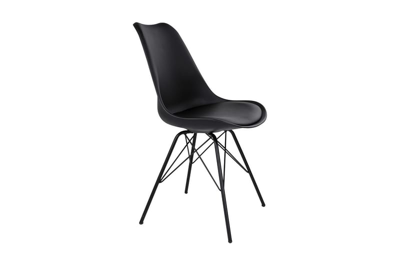 Ovilla Spisebordsstole 2-stk - Sort - Møbler - Stole & lænestole - Spisebordsstole & køkkenstole