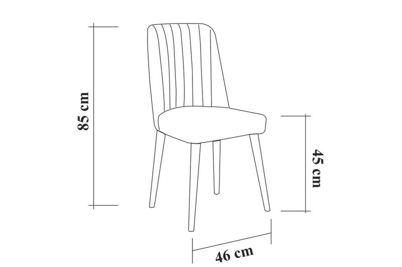 Pangle Stol 85 cm - Træ/natur/Mørkeblå - Møbler - Stole & lænestole - Spisebordsstole & køkkenstole