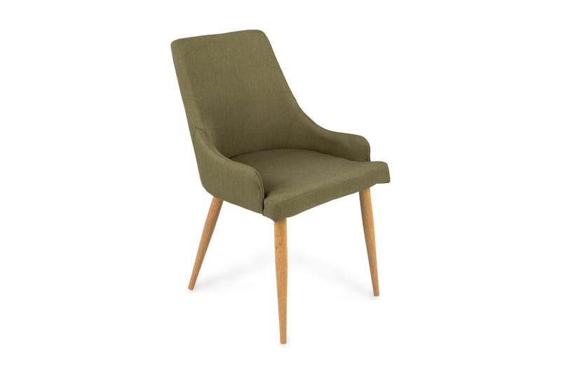 Pelle Spisebordsstol - Grøn/Eg - Møbler - Stole & lænestole - Spisebordsstole & køkkenstole