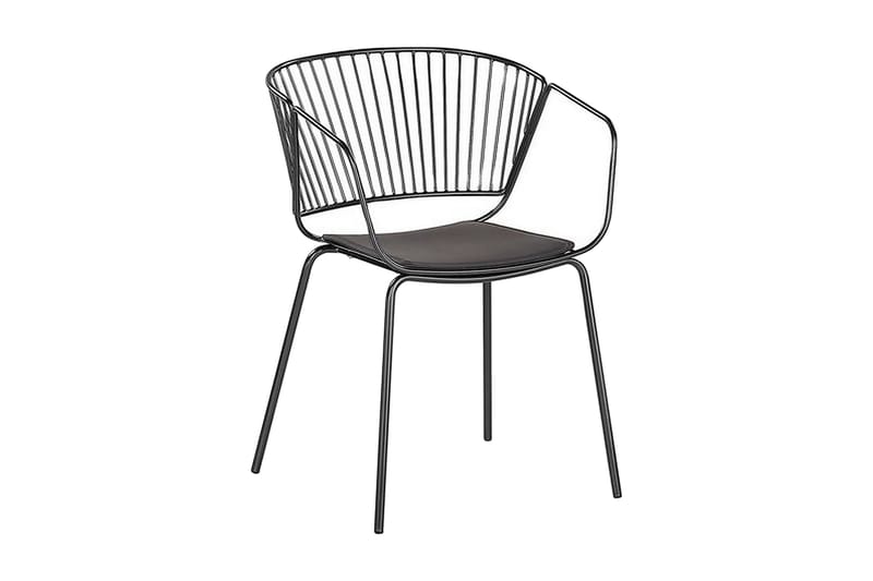 Rigby Stol 2 stk - Sort/Kunstlæder - Møbler - Stole & lænestole - Spisebordsstole & køkkenstole