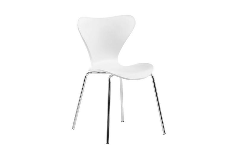 Selvin Stol 2 stk - Hvid - Møbler - Stole & lænestole - Spisebordsstole & køkkenstole