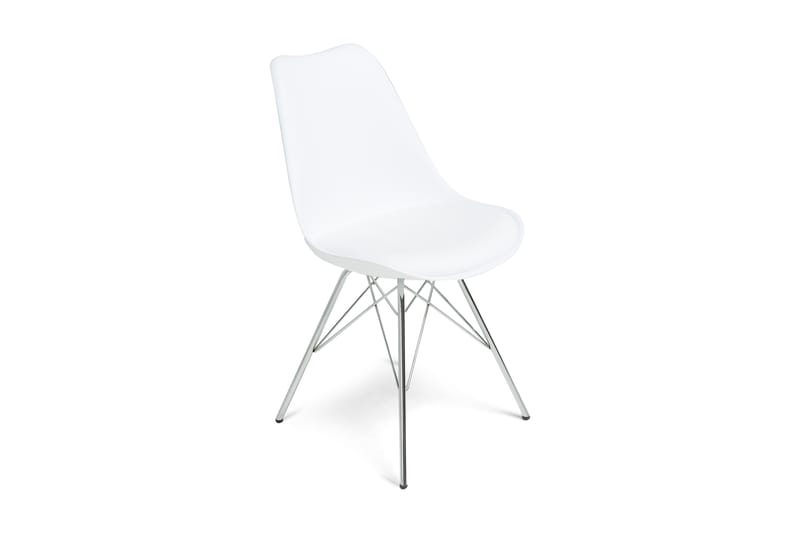 Shell Spisebordsstol Kunstlæder - Pu/Krom - Møbler - Stole & lænestole - Spisebordsstole & køkkenstole