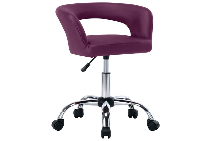 Spisebordsstole 2 stk. kunstlæder lilla - Violet - Møbler - Stole & lænestole - Spisebordsstole & køkkenstole