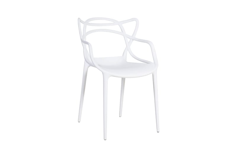 Stol BUTTERFLY 55x55xH52 / 83 cm farve: hvid - Møbler - Stole & lænestole - Spisebordsstole & køkkenstole