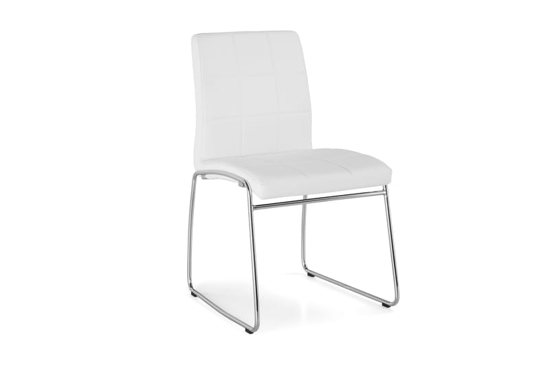 Tirza Spisebordsstol Kunstlæder - Hvid - Møbler - Stole - Spisebordsstole & køkkenstole