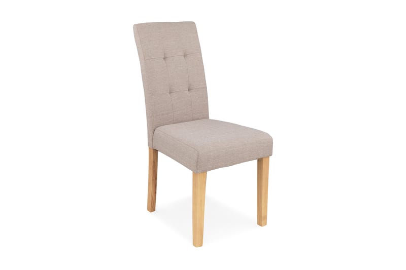 Viktor Spisebordsstol - Beige/Eg - Møbler - Stole & lænestole - Spisebordsstole & køkkenstole