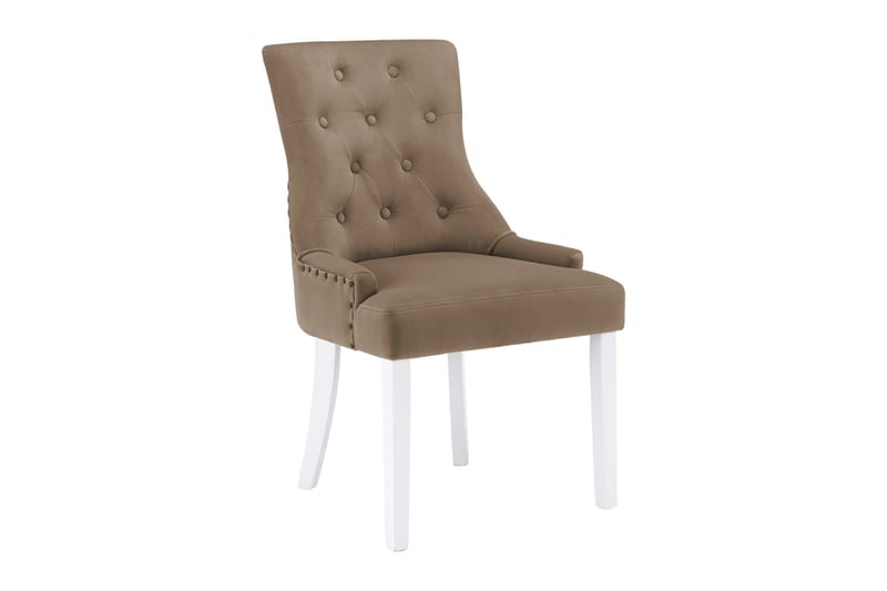 Viktoria Spisebordsstol - Beige/Hvid - Møbler - Stole & lænestole - Spisebordsstole & køkkenstole