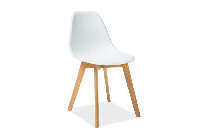 Wenmoth Spisebordsstol 4 stk - Hvid - Møbler - Stole & lænestole - Spisebordsstole & køkkenstole