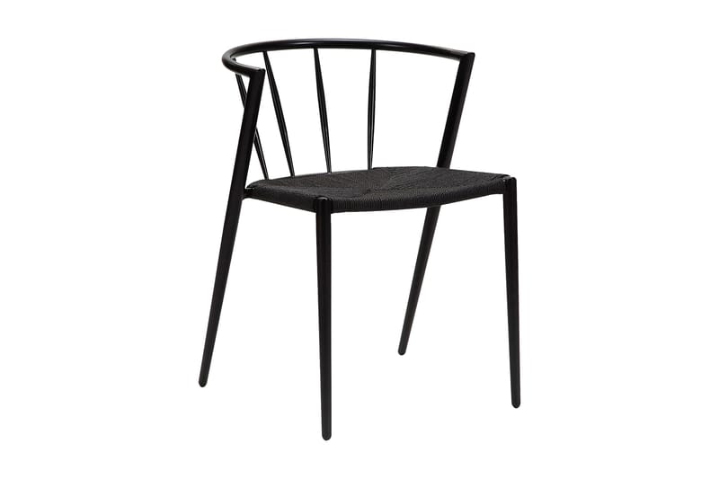 Winston Spisebordsstol - Sort - Møbler - Stole - Armstole