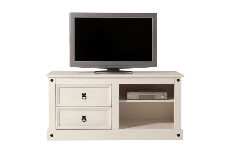 Ayala tv-bord 120 cm - hvid - Møbler - TV-Borde & Mediemøbler - TV-borde