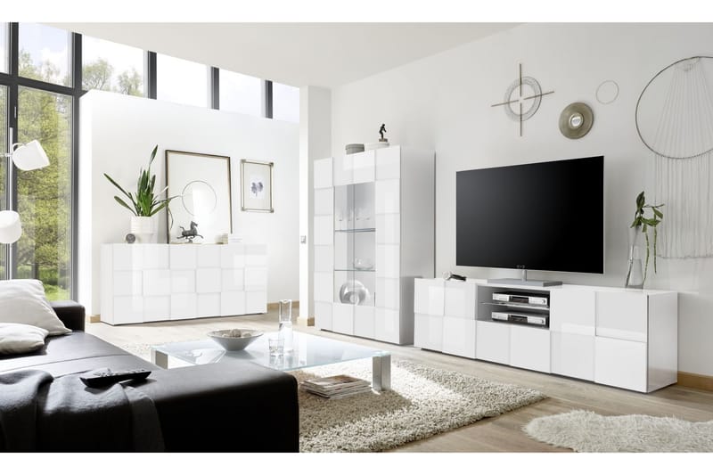 Dama TV-Bord 181 cm Stor - Hvid - Møbler - TV borde & mediemøbler - TV-borde