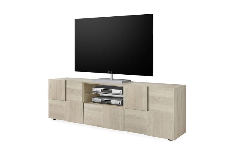 Dama TV-Bord 181 cm Stor - Samoa Eg/Træ - Møbler - TV borde & mediemøbler - TV-borde