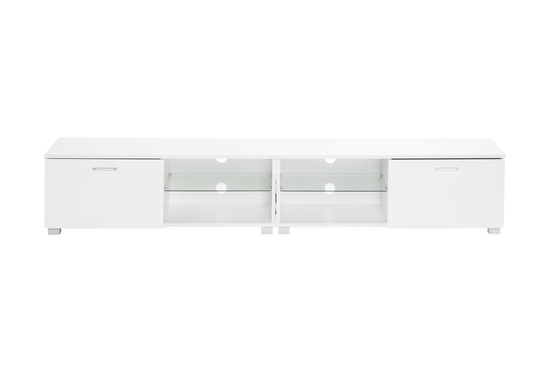 Jugansbo TV-Bord 200 cm med LED-belysning - Hvid - Møbler - TV-Borde & Mediemøbler - TV-borde