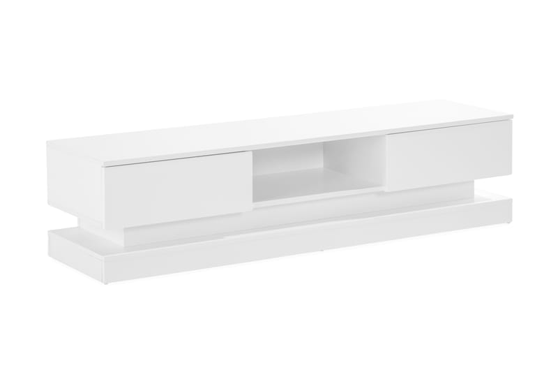 Mattila TV-Bord 150 cm med LED-belysning - Hvid - Møbler - TV borde & mediemøbler - TV-borde