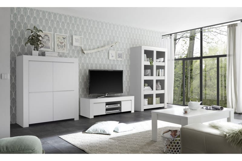 Midas TV-bord 138 cm - Hvid - Møbler - TV borde & mediemøbler - TV-borde