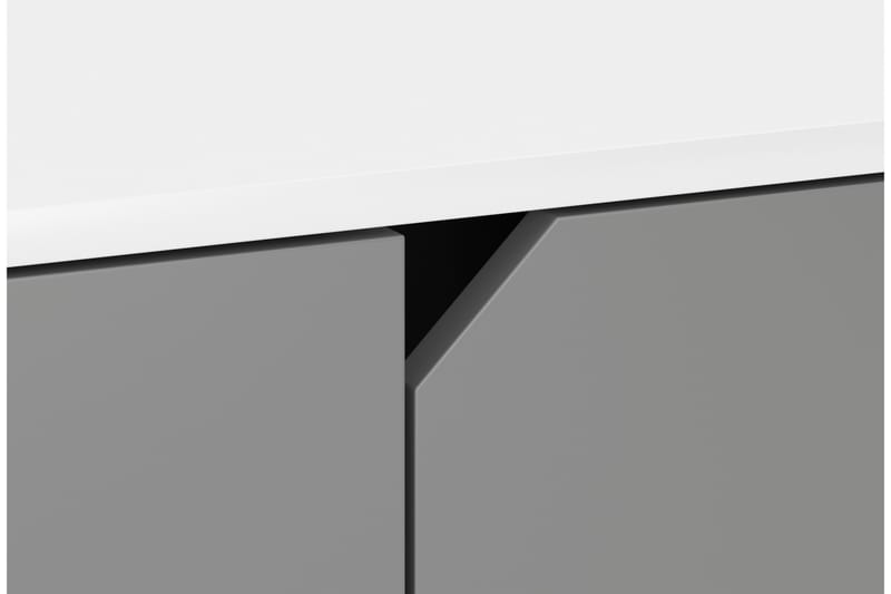 Molan TV-bord 140 cm - Hvid|Grå - Møbler - TV-Borde & Mediemøbler - TV-borde