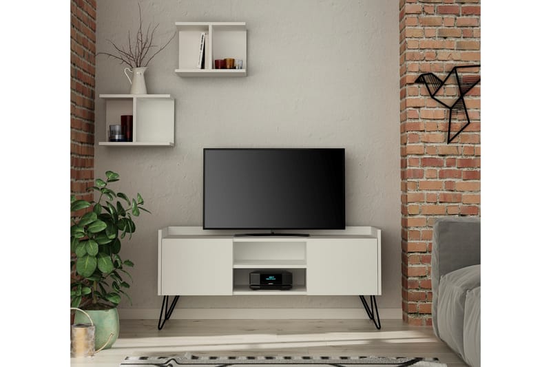 Norstorp TV-Bord 125 cm - Hvid - Møbler - TV borde & mediemøbler - TV-borde