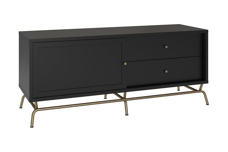 Nova TV-bord 150x50 cm Sort - CosmoLiving - Møbler - TV borde & mediemøbler - TV-borde