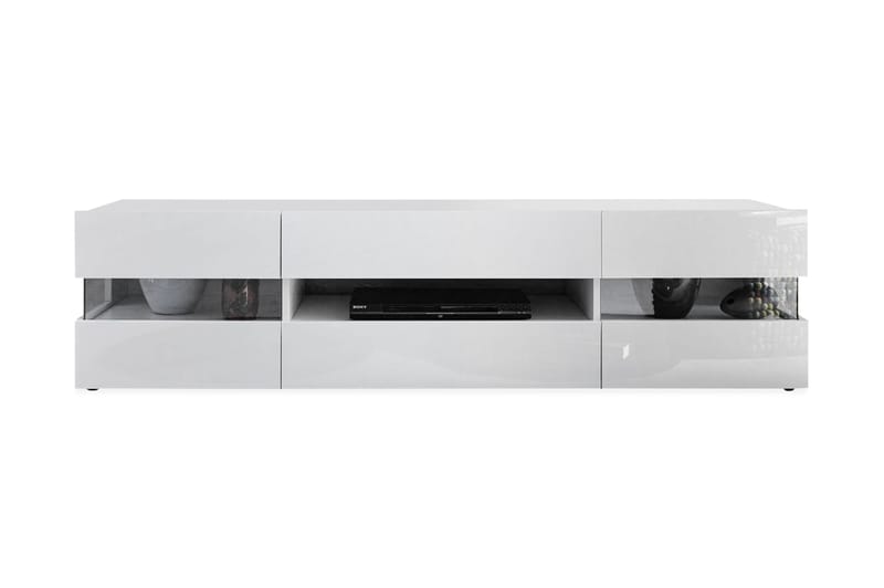 Shiny TV-Bord 169 cm - Hvid Højglans - Møbler - TV borde & mediemøbler - TV-borde