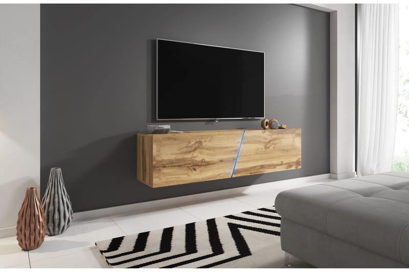 Simena TV-Bord 160 cm LED-belysning