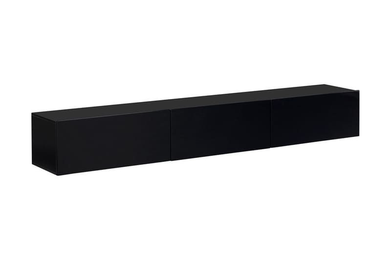 Stocken TV-Bord 240 cm LED-belysning - Sort - Møbler - TV borde & mediemøbler - TV-borde