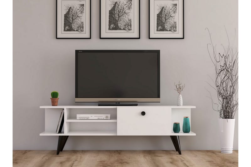Tv-bord Hvid - Møbler - TV-Borde & Mediemøbler - TV-borde