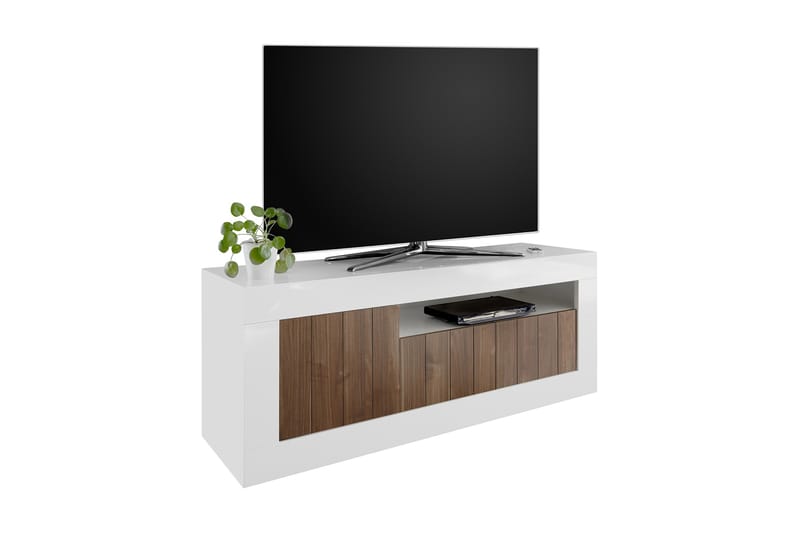 Urbino TV-Bord 138 cm - Hvid/Brun - Møbler - TV borde & mediemøbler - TV-borde