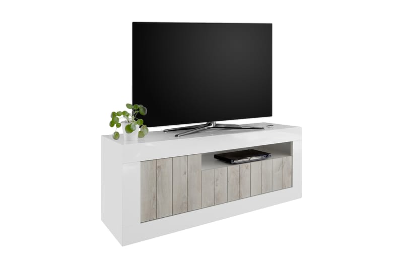 Urbino TV-Bord 138 cm - Hvid/Træ - Møbler - TV-Borde & Mediemøbler - TV-borde