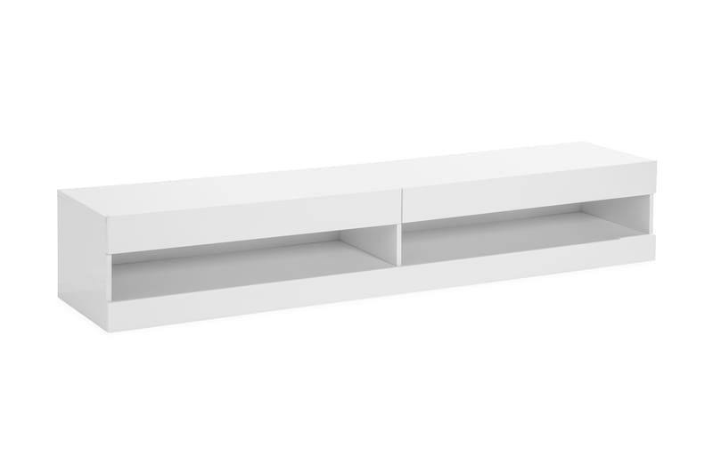 Vekaboda TV-Bord 180 cm med LED-belysning - Hvid - Møbler - TV borde & mediemøbler - TV-borde