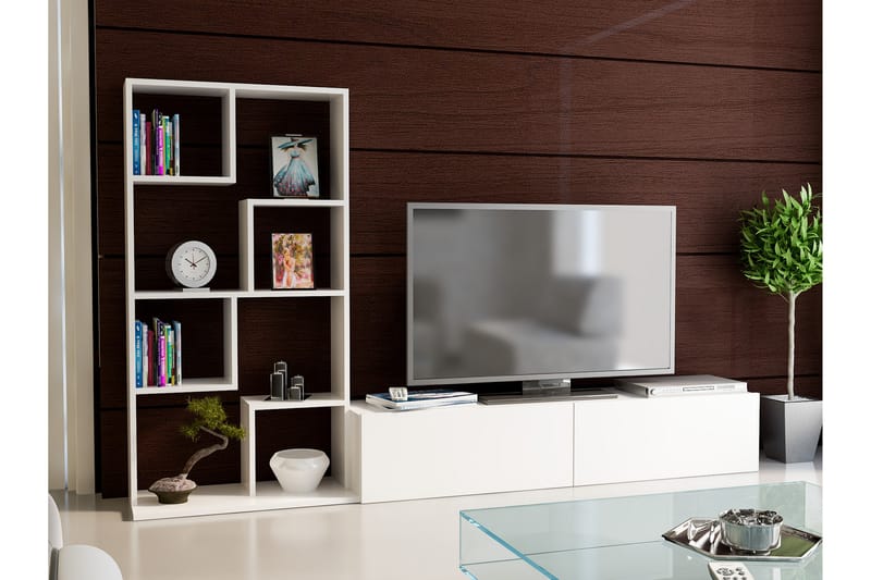 Decorotika TV-bænk - Hvid - Møbler - TV borde & mediemøbler - Tv-møbelsæt