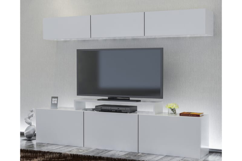 Decorotika TV-bænk - Hvid - Møbler - TV borde & mediemøbler - TV-borde
