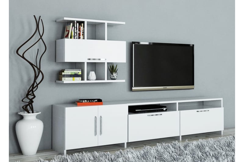 Nivone TV-Bord - Hvid - Møbler - TV borde & mediemøbler - Tv-møbelsæt