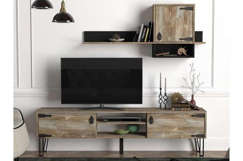 Tera Home TV-bænk - Beige - Møbler - TV borde & mediemøbler - Tv-møbelsæt