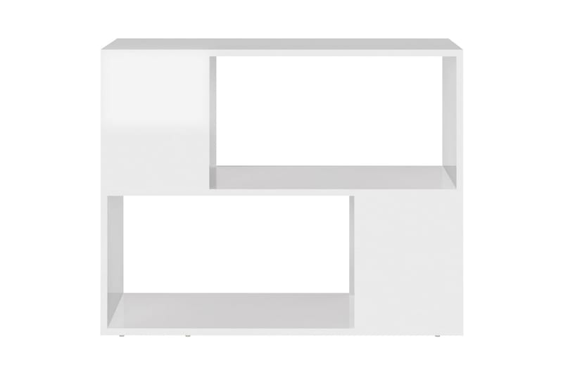 tv-skab 80x24x63 cm spånplade hvid højglans - Hvid - Møbler - TV borde & mediemøbler - TV-skab
