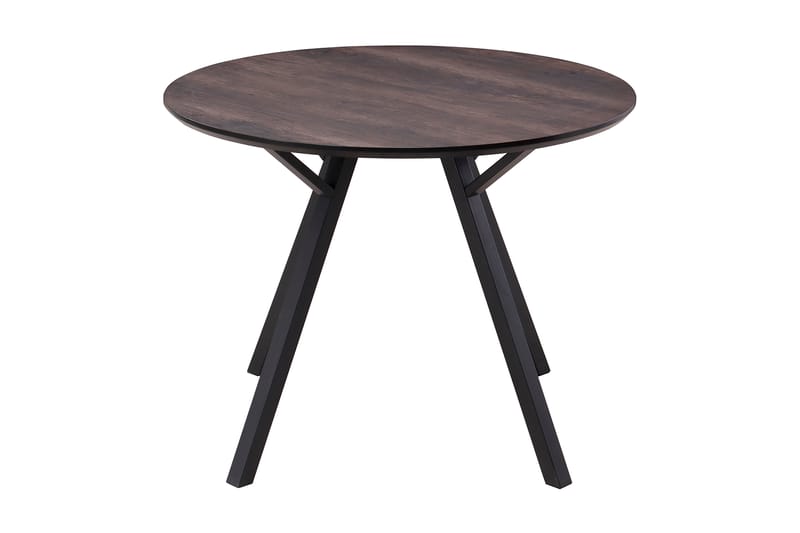 Eirys Spisebord 100 cm - Brun/Sort - Møbler - Borde - Spisebord og køkkenbord