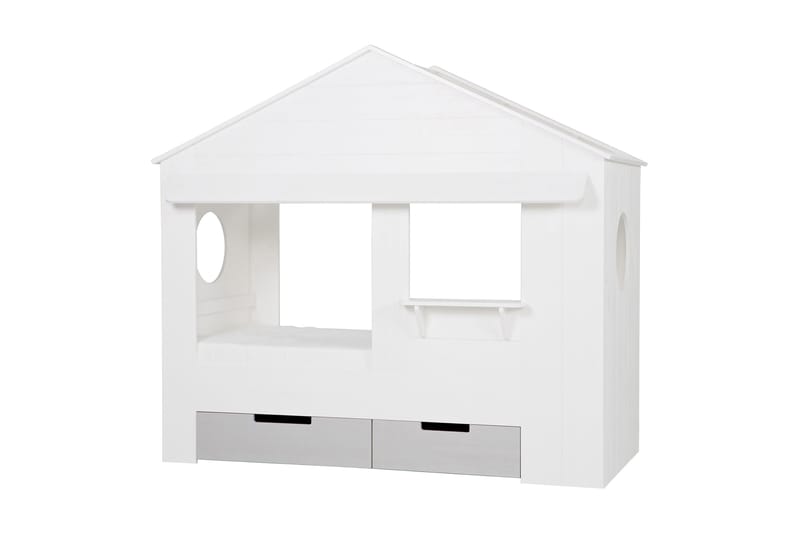 Huisie Sengeskuffe 2-pak 23|66 cm - Hvid Fyrretræ - Opbevaring - Opbevaring til småting - Kurve & kasser - Kasser