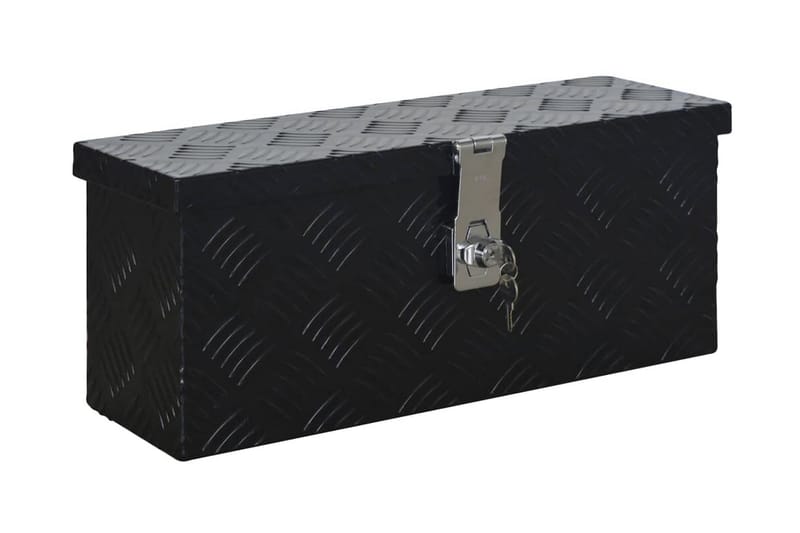 aluminiumskasse 485 x 140 x 200 mm sort - Sort - Opbevaring - Opbevaring til småting - Kurve & kasser