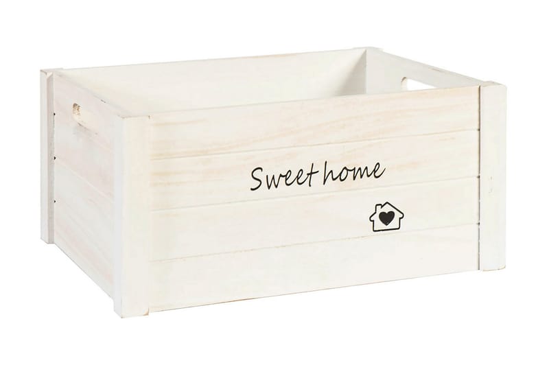 Home&Garden-1 Trækasse L Hvid - Opbevaring - Opbevaring til småting - Kurve & kasser