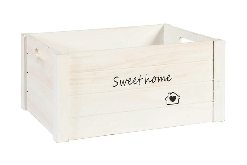 Home&Garden-3 Trækasse S Hvid - Opbevaring - Opbevaring til småting - Kurve & kasser