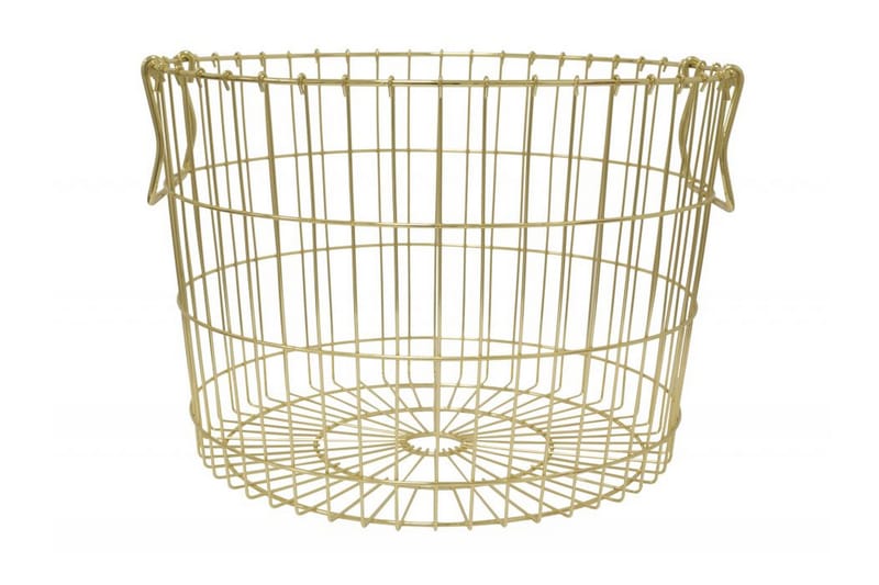 Trådkurv Basket - Gold/Metal - Opbevaring - Opbevaring til småting - Kurve - Trådkurv