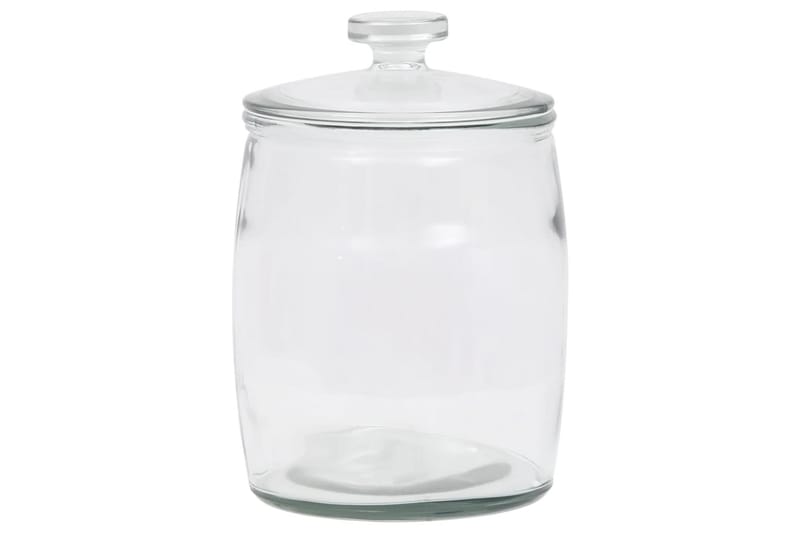 opbevaringsglas med låg 10 stk. 2000 ml - gennemsigtig - Husholdning - Madlavning & Bagning - Køkkenudstyr - Dåser & syltetøjsglas