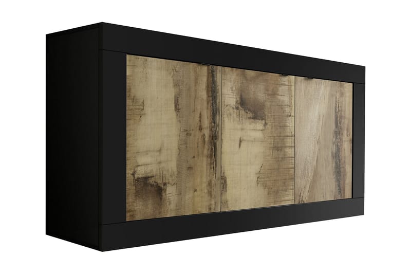 Basic Sideboard 43x160 cm Natur/Sort - LC SPA - Opbevaring - Skab - Vitrineskabe