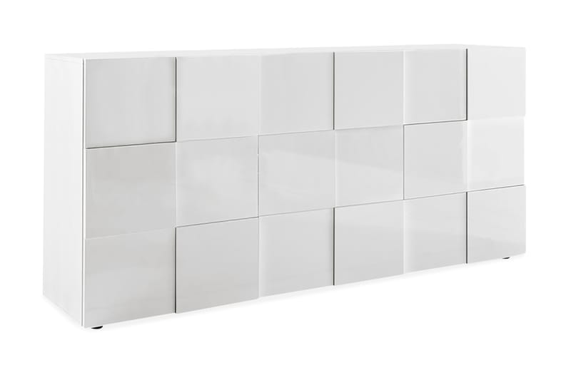 Dama Skænk 181 cm - Hvid Højglanslak - Opbevaring - Opbevaringsmøbler - Skænke & sideboards