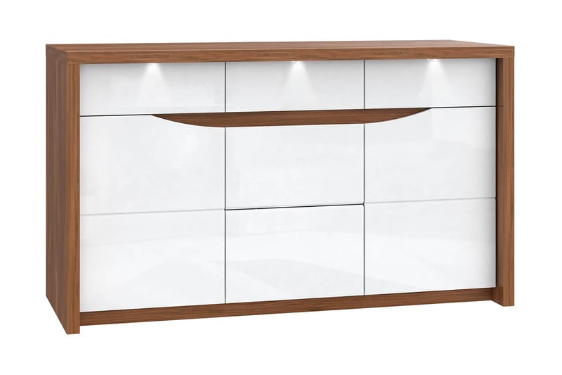 Keoisha Skænk 142x84 cm - Brun / hvid - Opbevaring - Opbevaringsmøbler - Skænke & sideboards