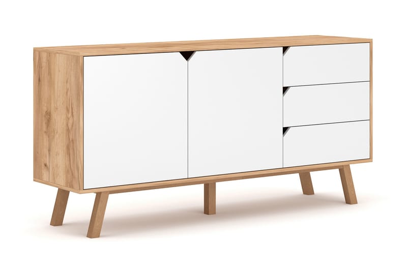 Molan Sideboard 42x160 cm - Natur|Hvid - Møbler - TV-Borde & Mediemøbler - TV-borde