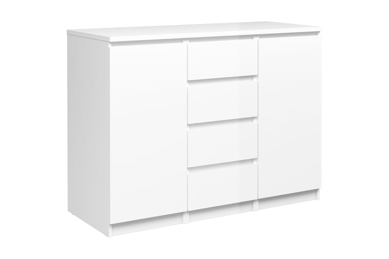Naia Skænk 121 cm - Hvid Højglans - Opbevaring - Opbevaringsmøbler - Skænke & sideboards