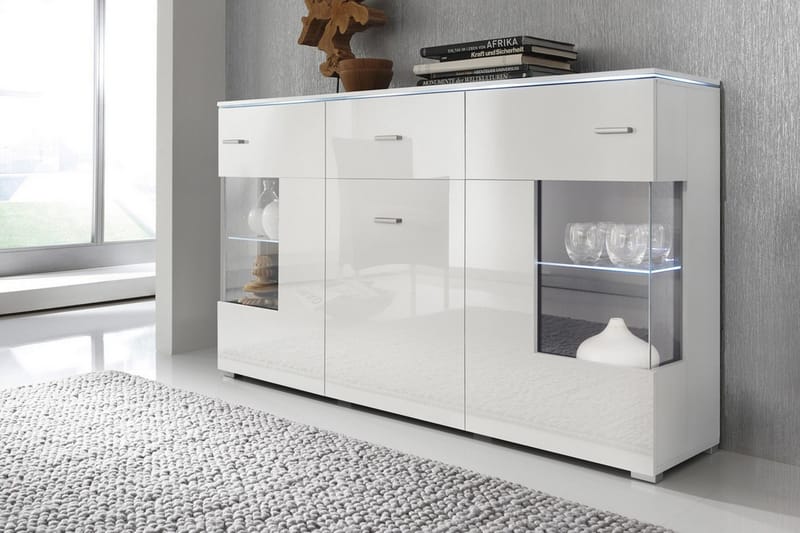 Viva Skænk 150 cm - Hvid - Opbevaring - Opbevaringsmøbler - Skænke & sideboards
