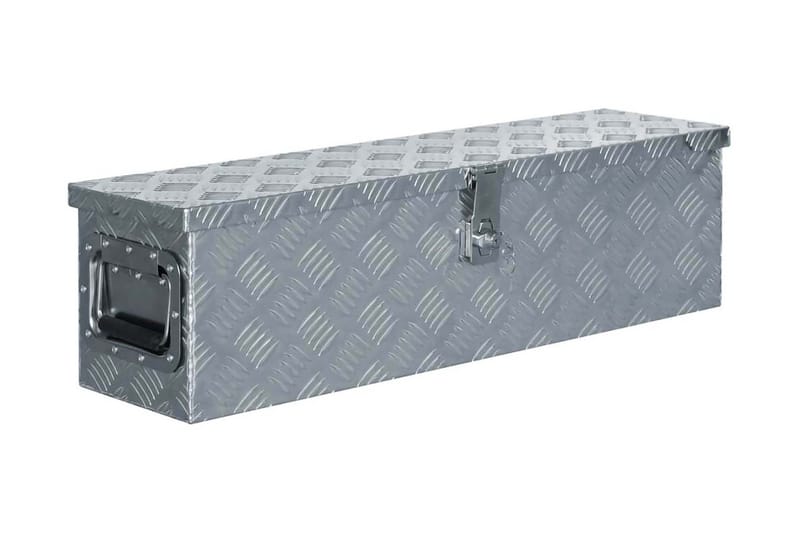 aluminiumskasse 80,5 x 22 x 22 cm sølvfarvet - Sølv - Opbevaring - Skab - Skabe - Sikkerhedsskabe - Deponeringsskabe